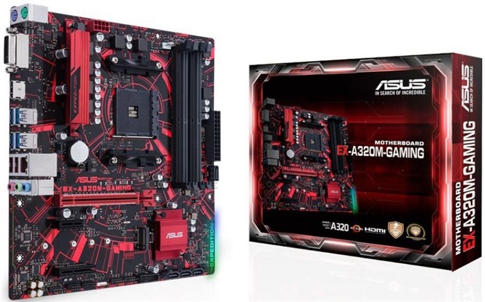 Материнская плата mATX ASUS EX-A320M-GAMING 107206