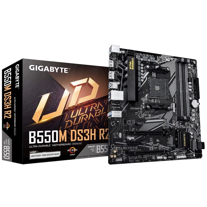 Материнская плата mATX GIGABYTE B550M DS3H R2 107216