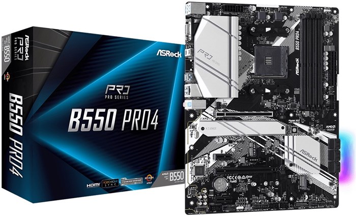 Материнская плата ATX ASRock B550 PRO4 107229