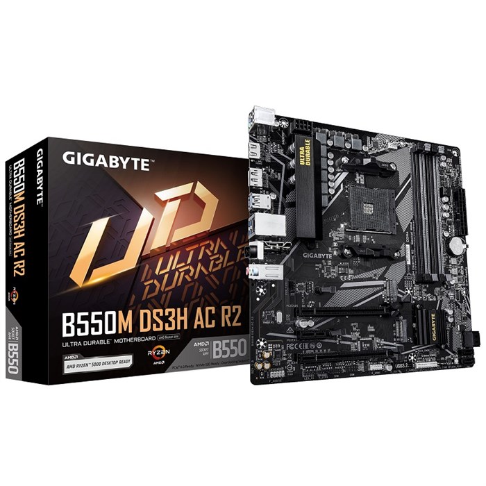 Материнская плата mATX GIGABYTE B550M DS3H AC R2 107243