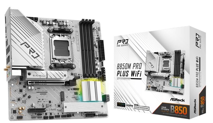 Материнская плата mATX ASRock B850M PRO PLUS WIFI 107285