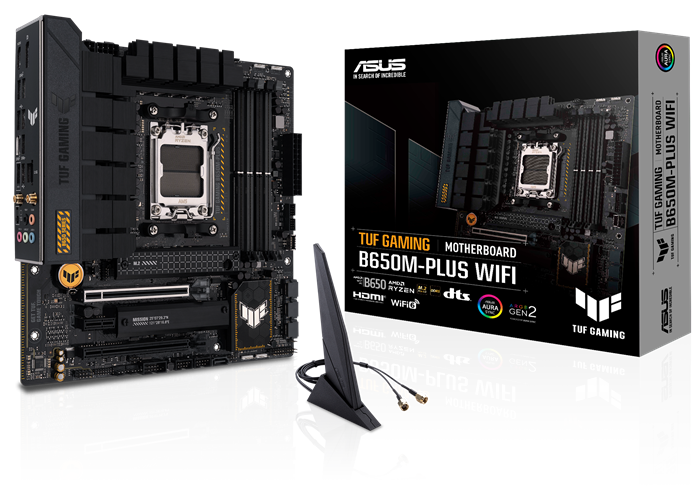 Материнская плата mATX ASUS TUF GAMING B650M-PLUS WIFI 107338