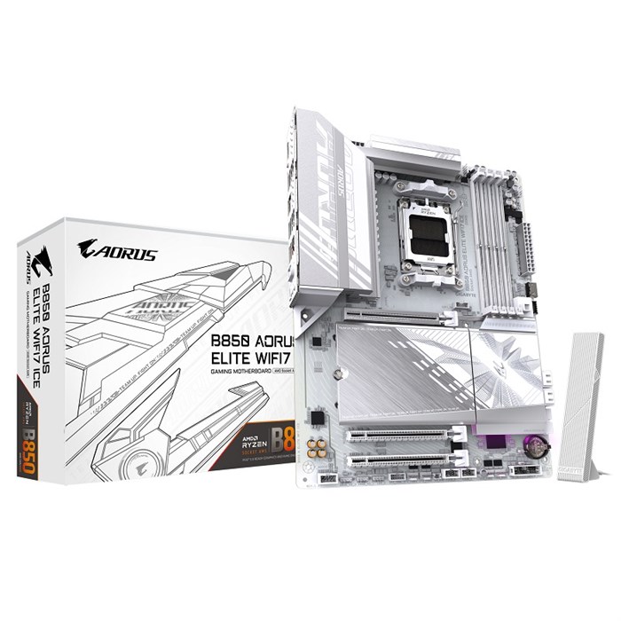 Материнская плата ATX GIGABYTE B850 AORUS ELITE WIFI7 ICE 107364