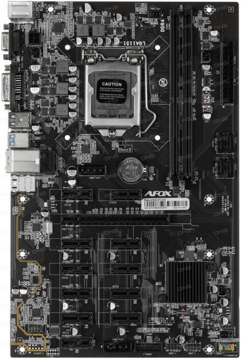 Материнская плата ATX Afox AFB250-BTC12EX RTL 107421