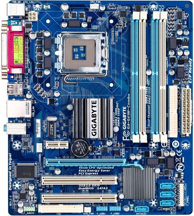 Материнская плата mATX GIGABYTE GA-G41M-COMBO 107423