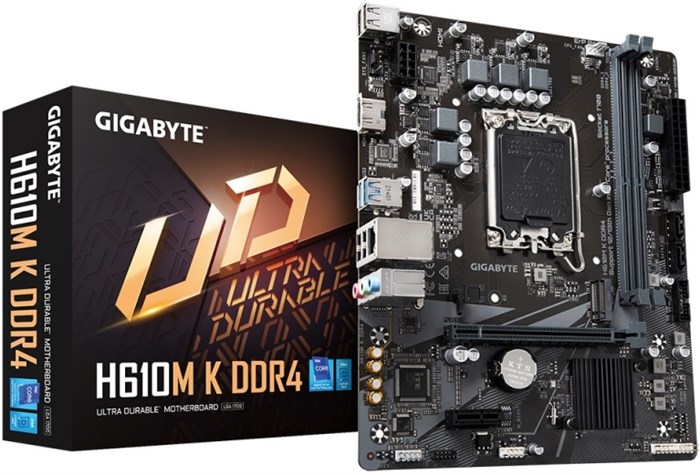 Материнская плата mATX GIGABYTE H610M K DDR4 107432