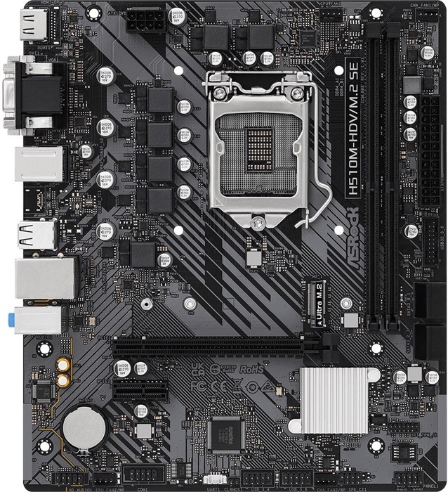 Материнская плата mATX ASRock H510M-HDV/M.2 SE 107438