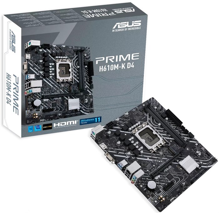Материнская плата mATX ASUS PRIME H610M-K D4 107464
