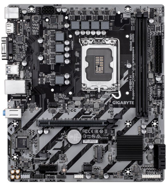 Материнская плата mATX GIGABYTE H810M H 107499