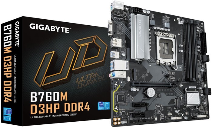 Материнская плата mATX GIGABYTE B760M D3HP DDR4 107509
