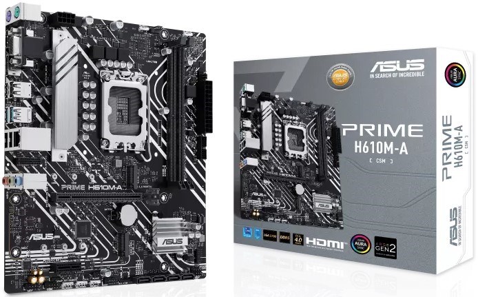 Материнская плата mATX ASUS PRIME H610M-A-CSM 107535