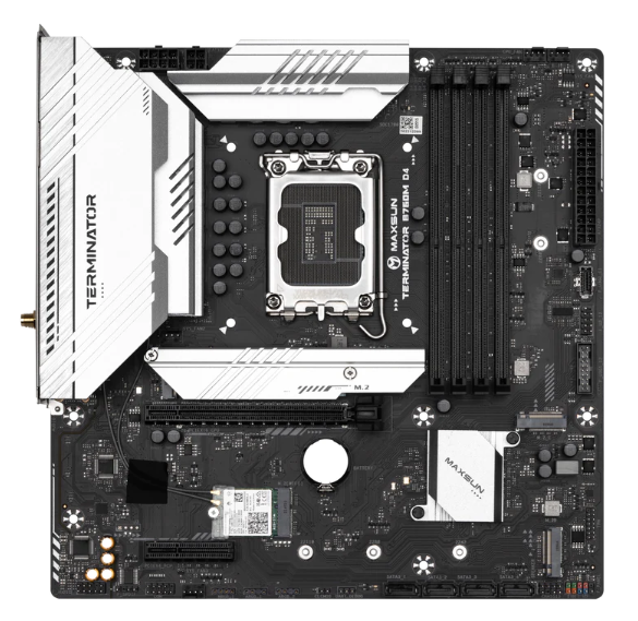 Материнская плата mATX MAXSUN Terminator B760M D4 WIFI6E 107536