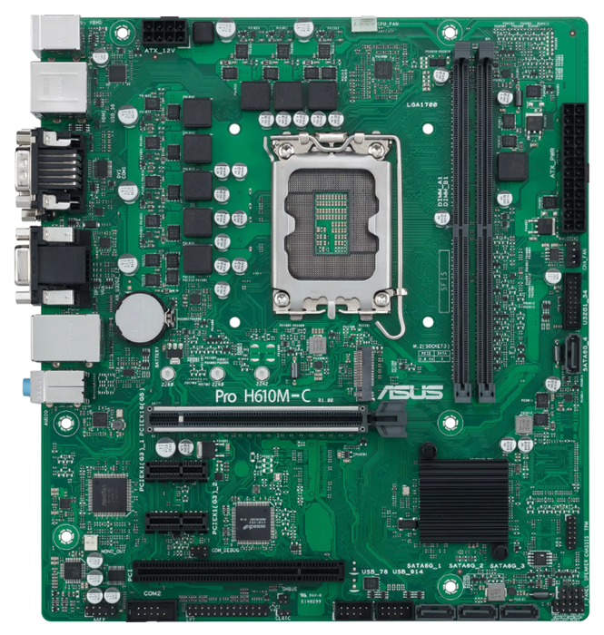 Материнская плата mATX ASUS PRO H610M-C-CSM 107537