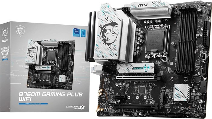Материнская плата mATX MSI B760M GAMING PLUS WIFI 107553