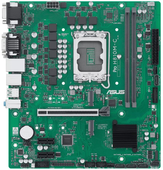 Материнская плата mATX ASUS PRO H810M-C-CSM 107560