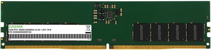 Модуль памяти DDR5 16GB Digma DGMAD56000016S 108158