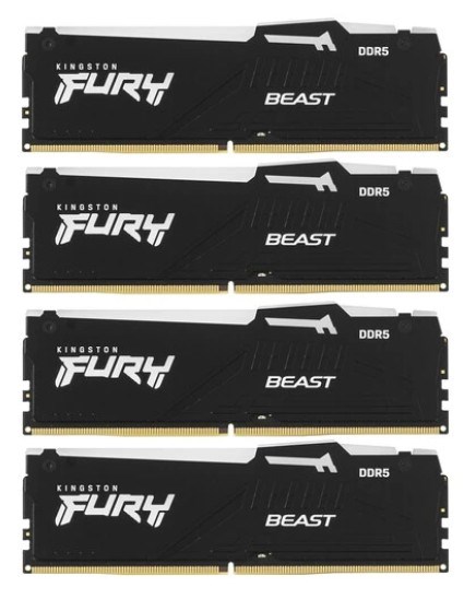 Модуль памяти DDR5 64GB (4*16GB) Kingston FURY KF556C40BBK4-64 108537