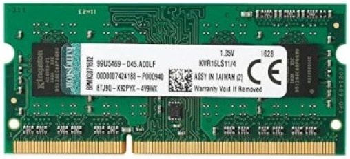 SODIMM DDR3L 4GB Kingston KVR16LS11/4WP 108810