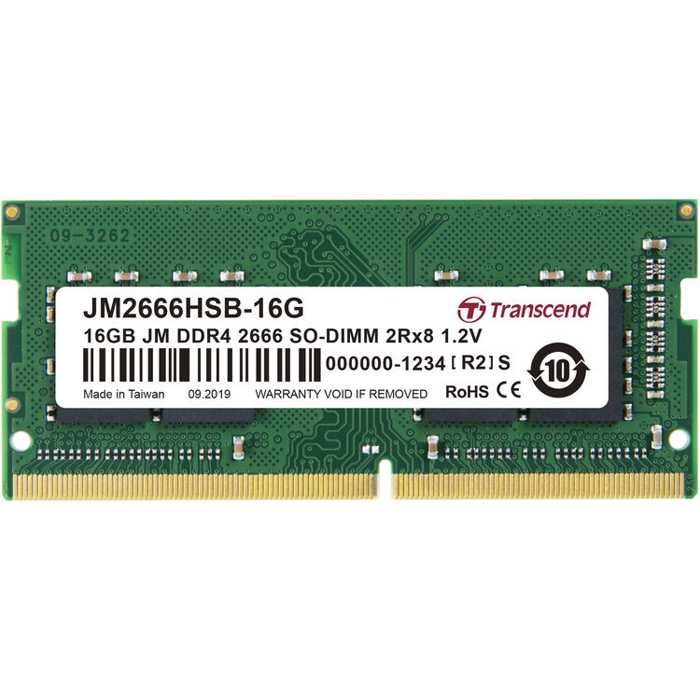 Модуль памяти SODIMM DDR4 16GB Transcend JM2666HSB-16G 108815