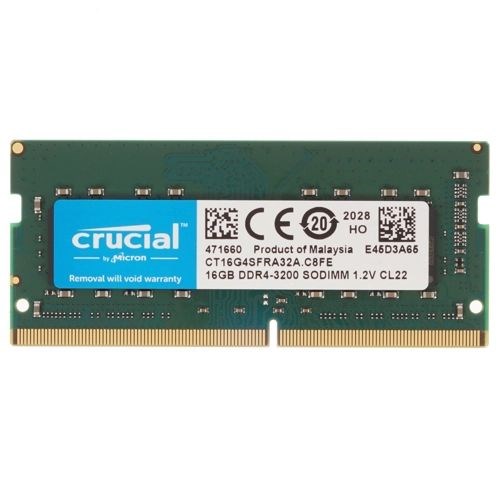 Модуль памяти SODIMM DDR4 16GB Crucial CT16G4SFRA32A 108829