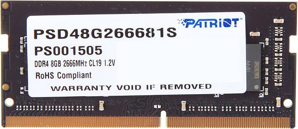 SODIMM DDR4 8GB Patriot Memory PSD48G266681S 108839