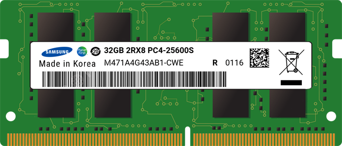 Модуль памяти SODIMM DDR4 32GB Samsung M471A4G43AB1-CWE 108864
