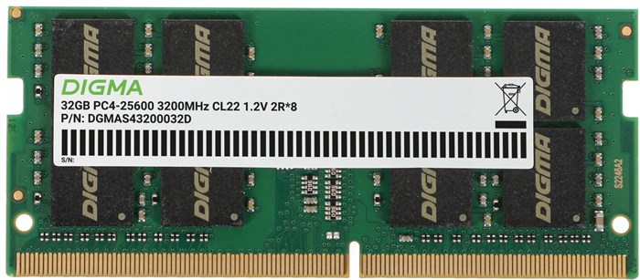 SODIMM DDR4 32GB Digma DGMAS43200032D 108887