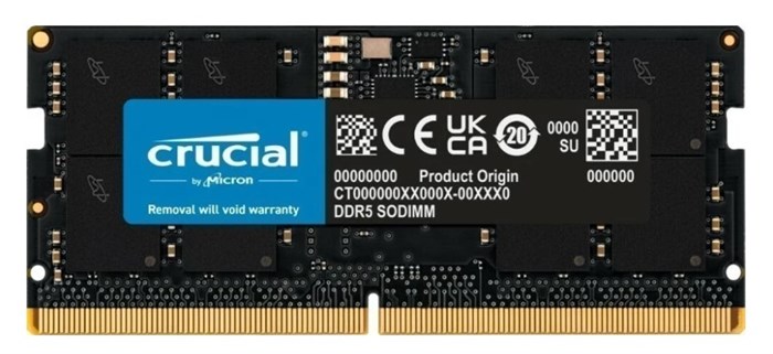 SODIMM DDR5 16GB Crucial CT16G56C46S5 108937