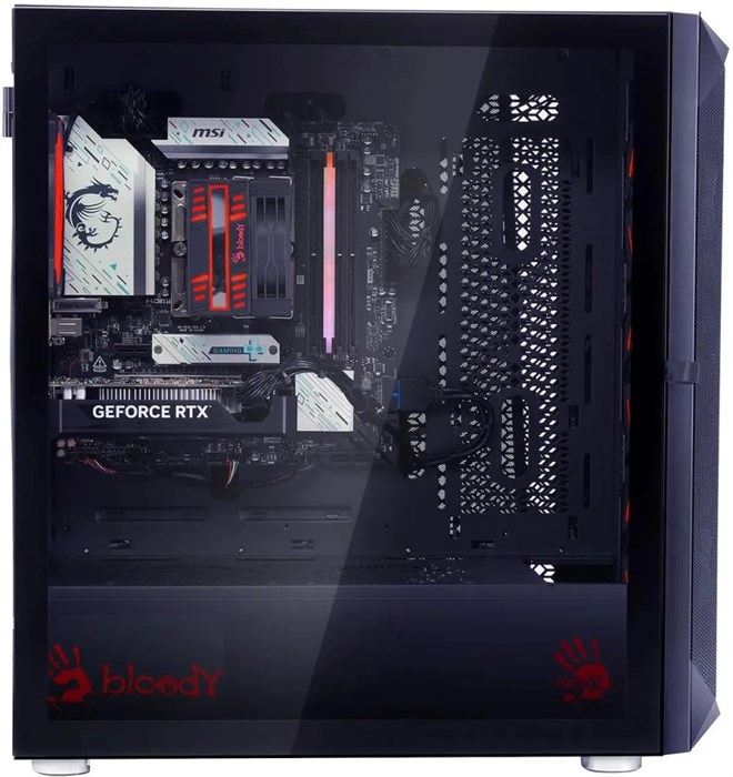 Системный блок Bloody BD-PC RB65C2 AMD Ryzen 5, 32 ГБ, 1 Тб, nVidia GeForce RTX 4060,  ОС Windows 11 Домашняя 109592