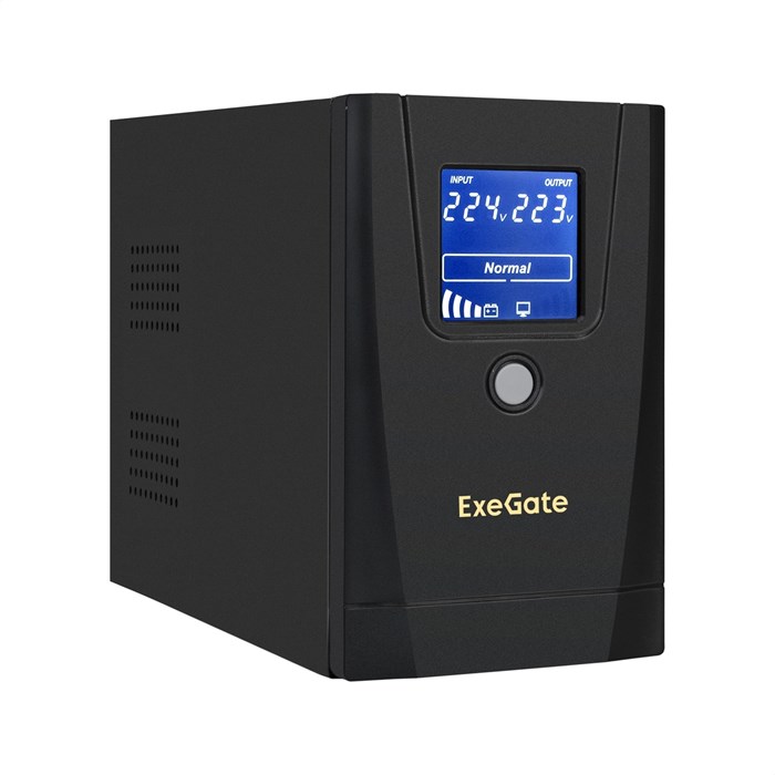 Источник бесперебойного питания  Exegate SpecialPro Smart LLB-650.LCD.AVR.1SH.2C13.RJ.USB 101295