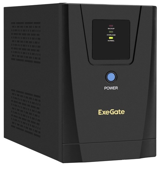 Источник бесперебойного питания  Exegate SpecialPro UNB-1600.LED.AVR.2SH.3C13.USB 101370