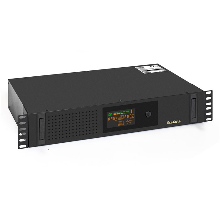Источник бесперебойного питания  Exegate ServerRM UNL-1000.LCD.AVR.2SH.3C13.USB.2U 101396