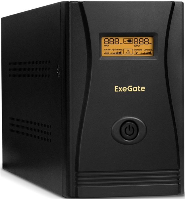 Источник бесперебойного питания  Exegate SpecialPro Smart LLB-2000.LCD.AVR.EURO.RJ 101404