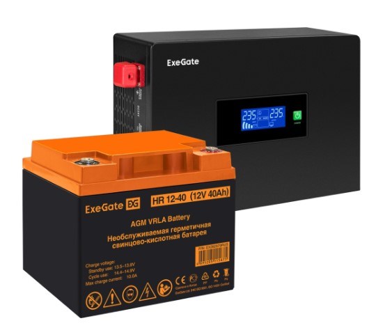 Комплект  Exegate IdealSine SR-600.LCD.2SH 101431