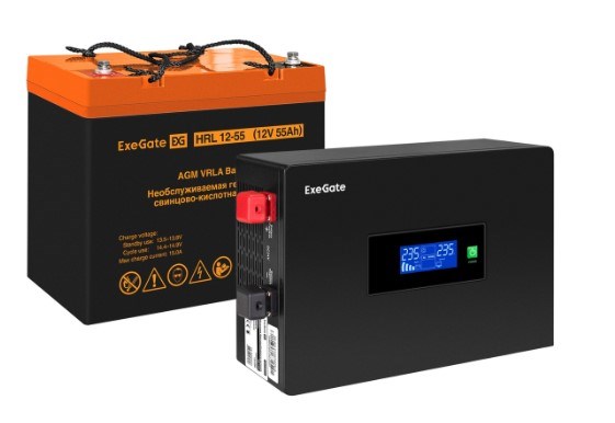 Комплект  Exegate IdealSine SR-600.LCD.2SH 101446