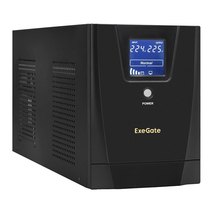 Источник бесперебойного питания  Exegate SpecialPro Smart LLB-3000.LCD.AVR.3SH.2C13.RJ.USB 101449