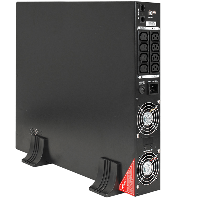 Источник бесперебойного питания  Exegate SinePower UHB-2000.LCD.AVR.1SH.4C13.RJ.USB.2U 101495