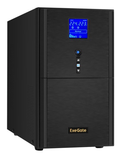 Источник бесперебойного питания  Exegate SineTower SZ-5000.LCD.AVR.2SH.1C13.T.RJ.USB 101497