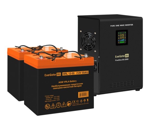 Комплект  Exegate FineSine SX-2000.LCD.AVR.2SH 101516