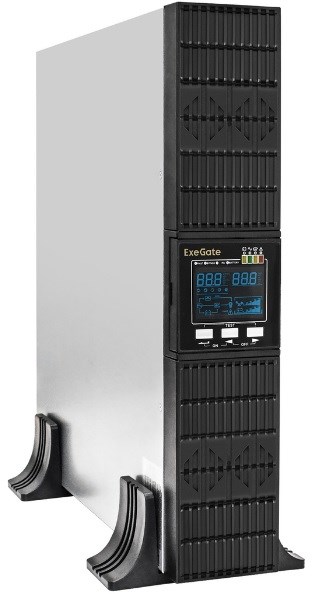 Источник бесперебойного питания  Exegate PowerExpert ULS-2000.LCD.AVR.6C13.USB.RS232.SNMP.BC.2U 101520