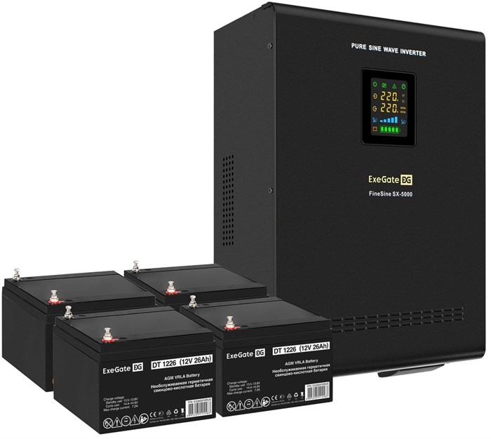 Комплект  Exegate FineSine SX-5000.LCD.AVR.2SH.T 101547