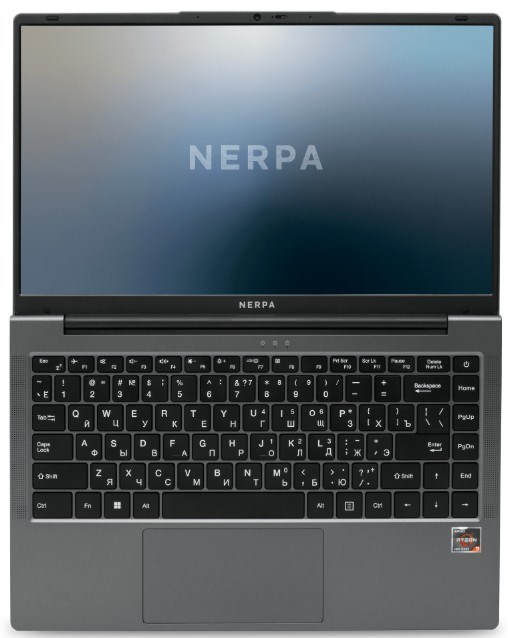Ноутбук  Nerpa Caspica A342-14 14.1 ", Ryzen 3, 16 Гб RAM, 512 Гб SSD, Radeon Vega, Серый 113109