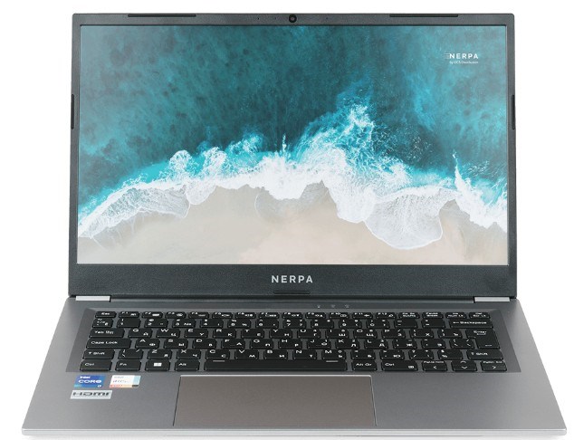 Ноутбук  Nerpa Caspica I752-14 14 ", Core i7, 64 Гб RAM, 1 Тб SSD, Iris Xe Graphics, Серый 113548