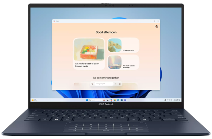 Ноутбук  ASUS Zenbook 14 UX3405CA-PP1158 14 ", Core Ultra 7, 16 Гб RAM, 1 Тб SSD, Arc graphics 140T, Синий 113652