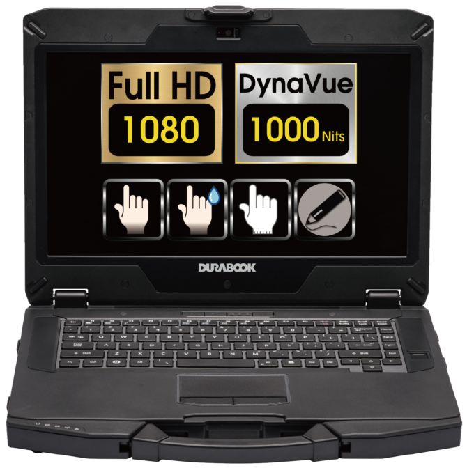 Ноутбук  Durabook S14I G2 STD 14 ", Core i5, 8 Гб RAM, 256 Гб SSD, Iris Xe Graphics, Черный 113849