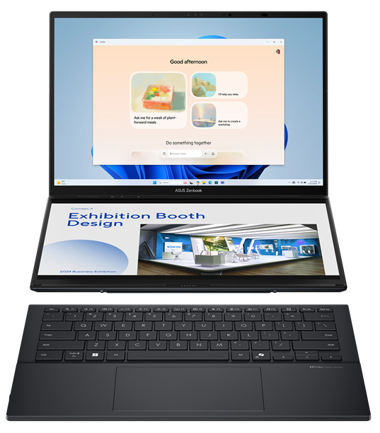 Ноутбук  ASUS Zenbook Duo Special UX8406CA-PZ268X 14 ", Core Ultra 9, 32 Гб RAM, 1 Тб SSD, Arc graphics, Серый 113853