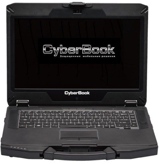 Ноутбук защищённый CyberBook S1154 STD 14 ", Core i5, 8 Гб RAM, 256 Гб SSD, Iris Xe Graphics, Черный 113857