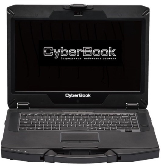 Ноутбук защищённый CyberBook S1174 14 ", Core i7, 8 Гб RAM, 256 Гб SSD, Iris Xe Graphics, Черный 113867