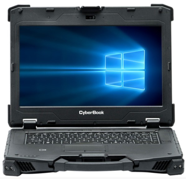 Ноутбук защищённый CyberBook R1154 14 ", Core i5, 8 Гб RAM, 256 Гб SSD, Iris Xe Graphics, Черный 113913
