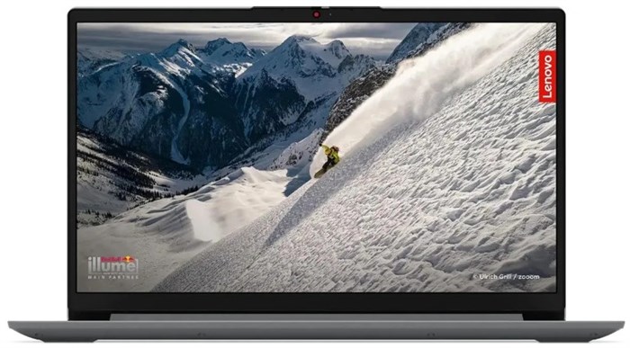 Ноутбук  Lenovo IdeaPad 1 15AMN7 15.6 ", Ryzen 5, 8 Гб RAM, 512 Гб SSD, Radeon 610M, Серый 114043